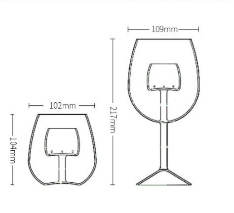 Cascade Aerator Wine Glass