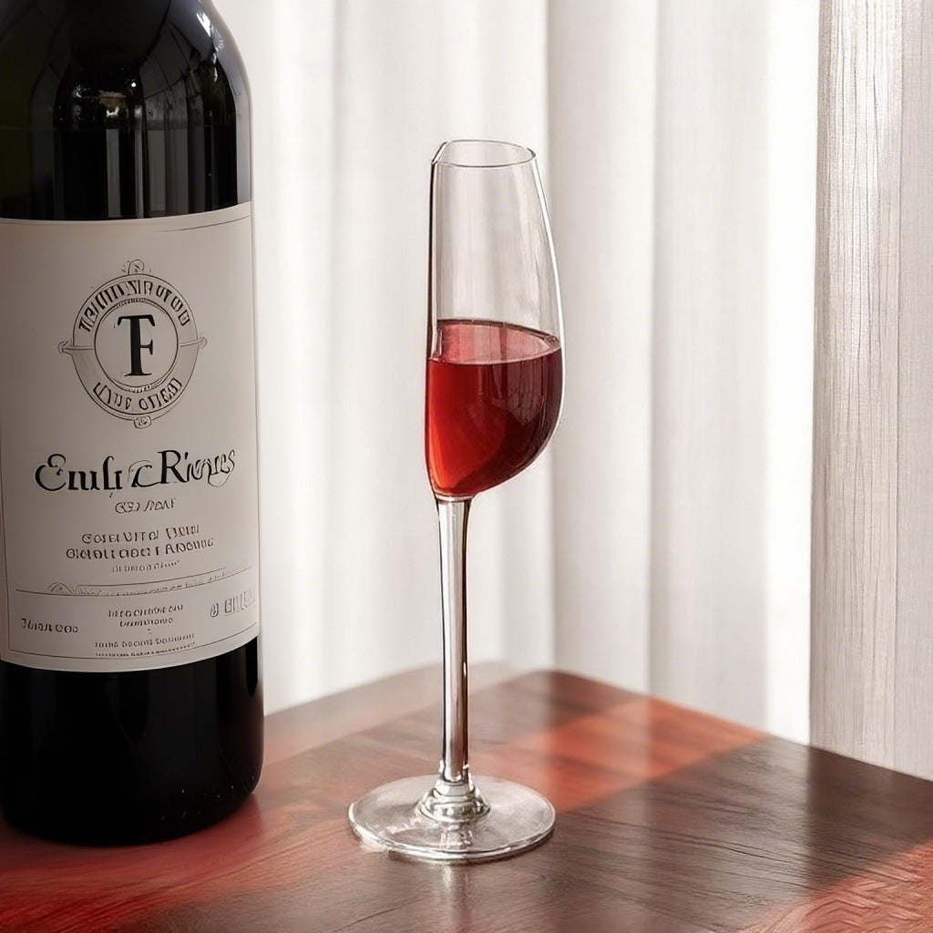 Half Glass Illusion Wine Goblet