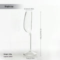 Half Glass Illusion Wine Goblet
