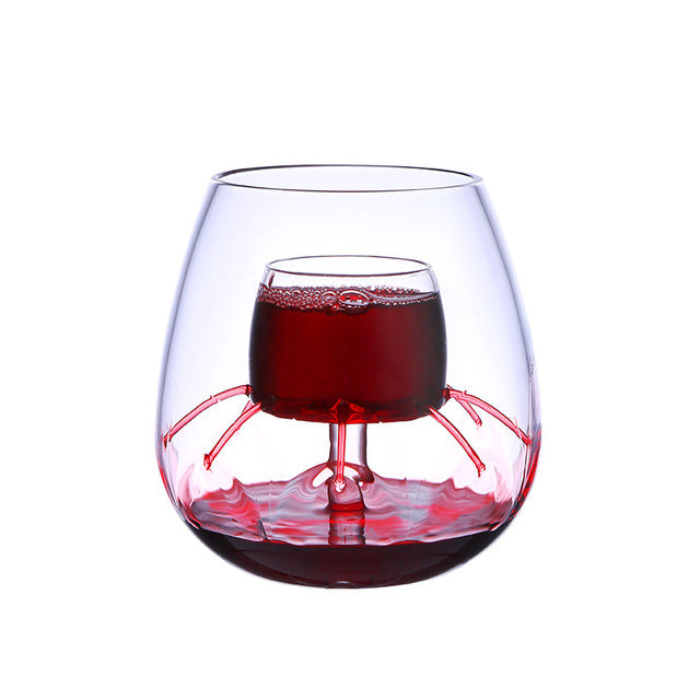 Cascade Aerator Wine Glass
