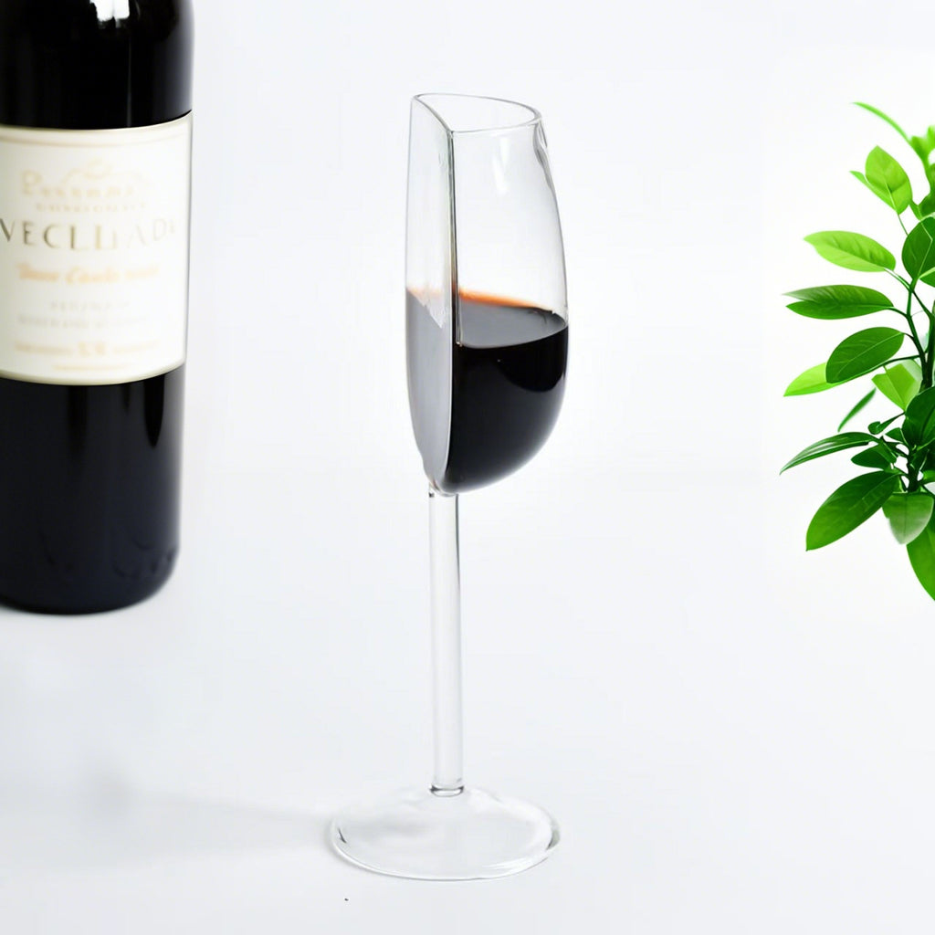 Half Glass Illusion Wine Goblet