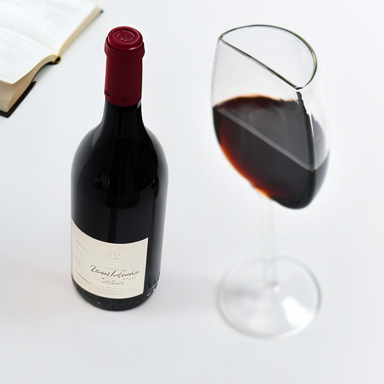 Half Glass Illusion Wine Goblet